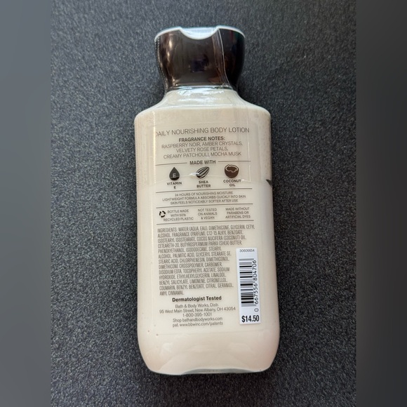 Bath & Body Works Into The Night Daily Nourishing Body Lotion. 8 Oz. New, Sealed - Picture 3 of 5